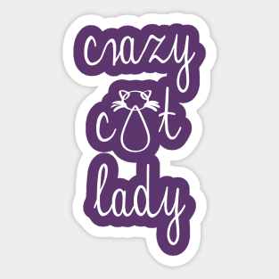 Crazy Cat Lady Sticker